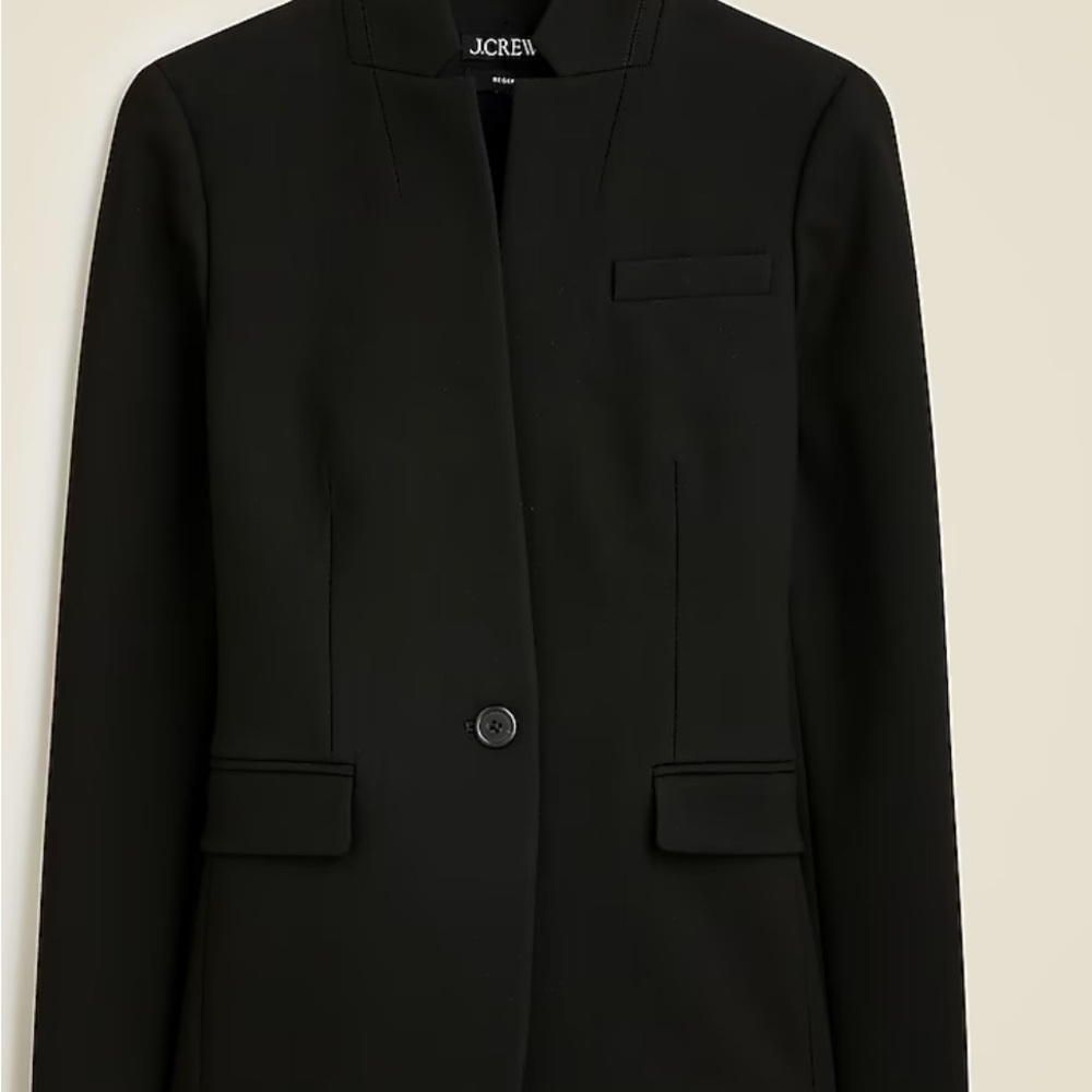 J. Crew Classic Black Suit Jacket